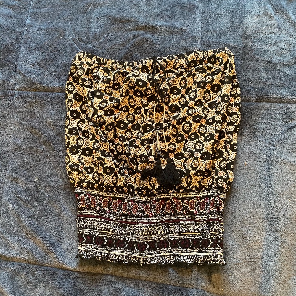 Strapless Express Pattern Top - Picture 2 of 4